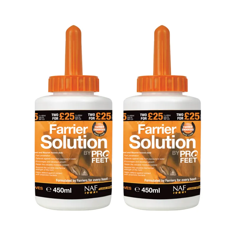 NAF ProFeet Farrier Solution 450ml - Twin Pack